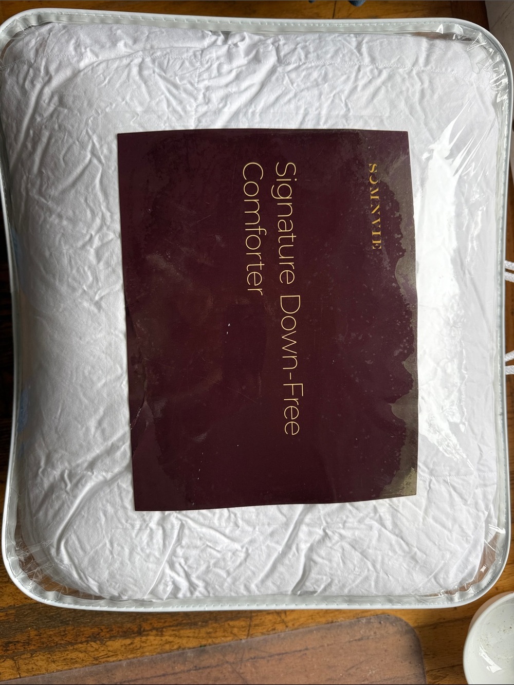 Signature Down-Free Comforter in White - Signature